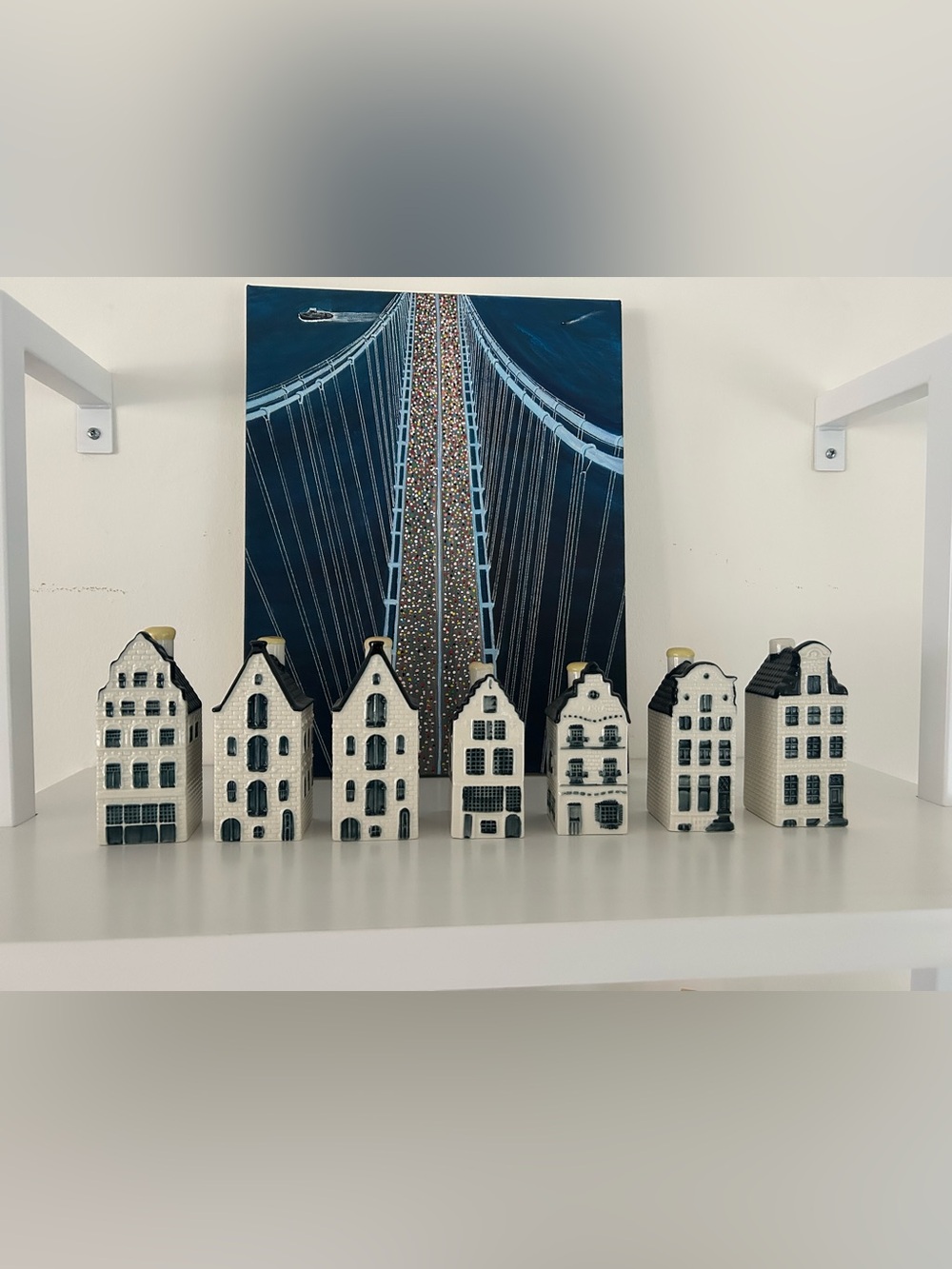 KLM Delft Blue Houses – Bols Collection – Set of 7